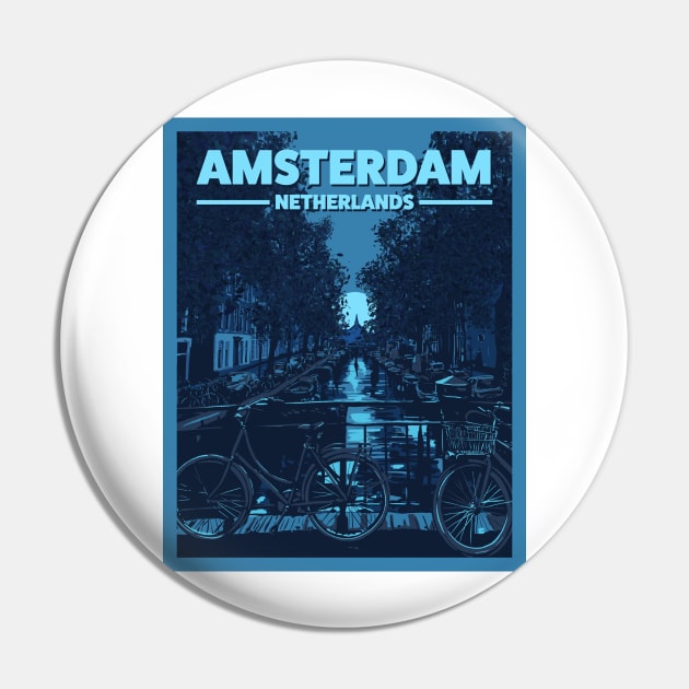 Amsterdam Pin by nicholashugginsdesign