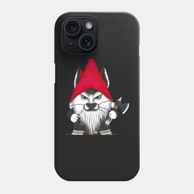 Husky Gnome Phone Case by Shadowbyte91