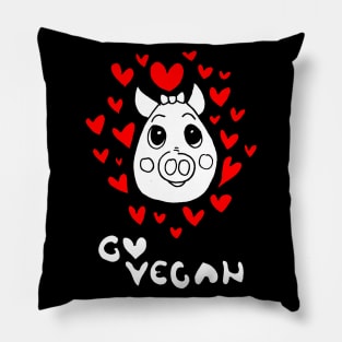 Go vegan Pillow