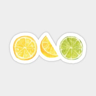 Lemon and Lime Summer Vibes Magnet