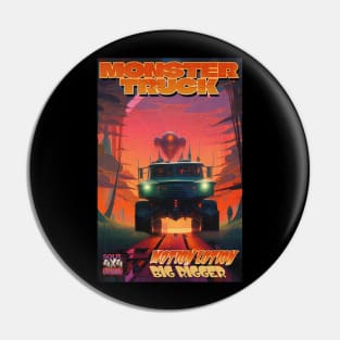 Halloween Monster Truck Motion Lotion Big Rigger Pin