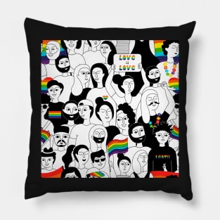 Pride Parade Pillow