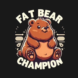 Fat Bear Week 2023, Retro Seventies Design, Fat Bear Lover, Fat Bear Champion T-Shirt