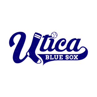 Vintage Utica Blue Sox Baseball 1944 T-Shirt