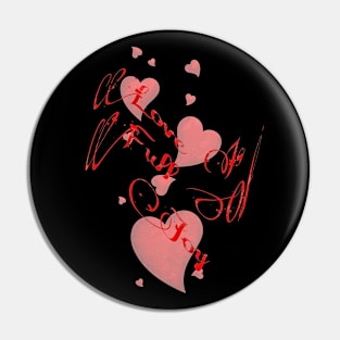 LOVE IS FULL OF JOY Pin