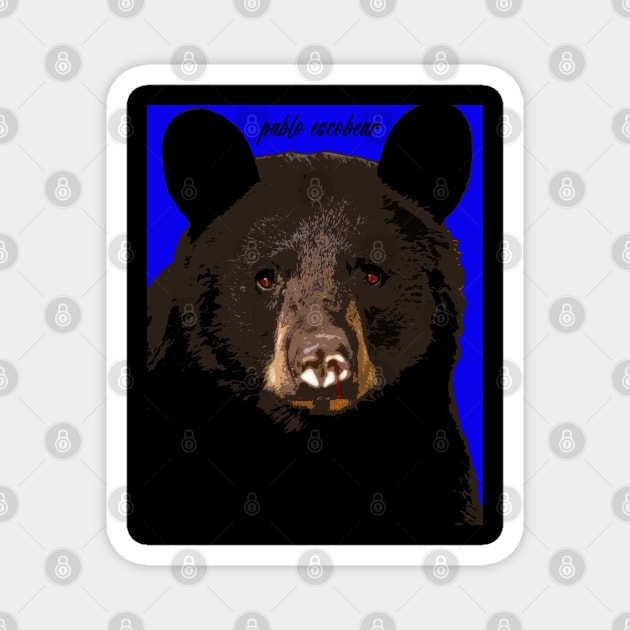 pablo escobear Magnet by oryan80