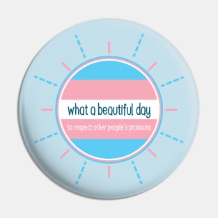 Respect Pronouns [Circle] Pin