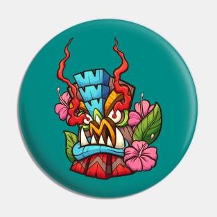 Tiki Mask Pin