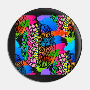 Outside the Lines (Left Brain - Right Brain) Pin