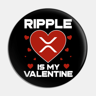 Ripple Is My Valentine XRP Coin To The Moon Crypto Token Cryptocurrency Blockchain Wallet Birthday Gift For Men Women Kids Pin