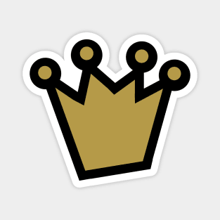 Bold Gold Crown Magnet