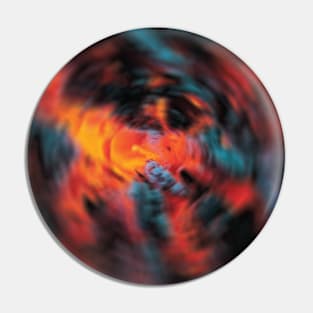 Fire Blur Abstract (Elemental Series) Pin