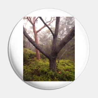 Trees in Mist Pin