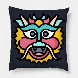 Chinese Dragon Art Pillow