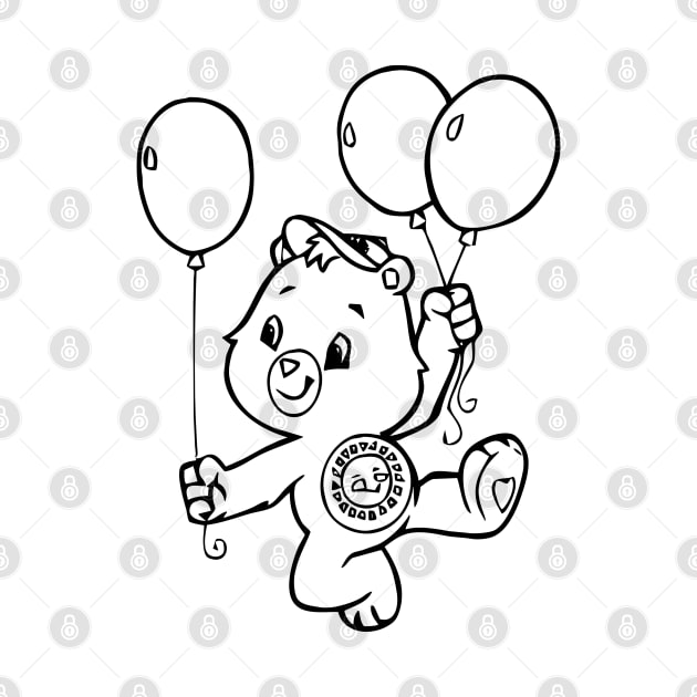 Care Bear with balloons by SDWTSpodcast