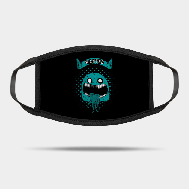 Wanted Monster Design Monster Lovers Gifts Mask Teepublic