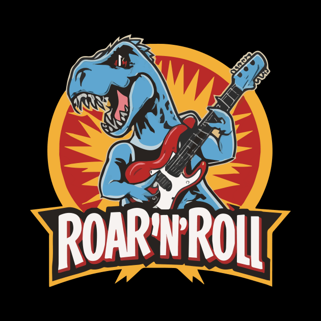 Rockin' Rex: Prehistoric Shredder by Salaar Design Hub