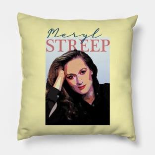 Young Meryl Streep Pillow