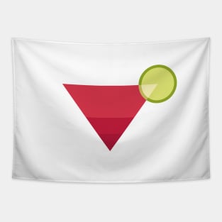 Cosmopolitan Cocktail Minimal Retro Tapestry