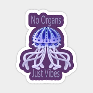 No Organs Just Vibes Magnet