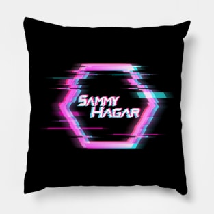 Glitch aesthetic | Exclusive - Sammy Hagar Pillow