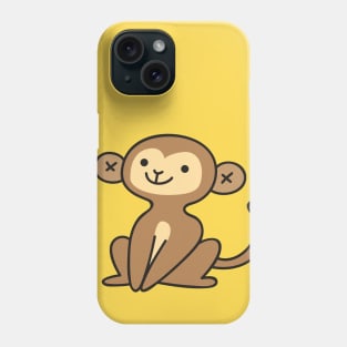 Cute Baby Monkey Doodle Drawing Phone Case