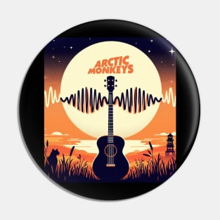 Arctic Monkeys Guitar Wave Pin