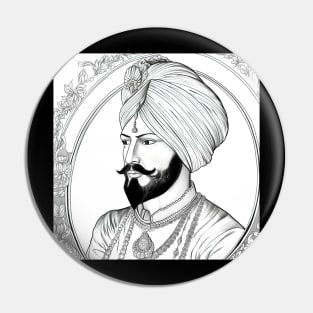 Guru Gobind Singh drawing Pin