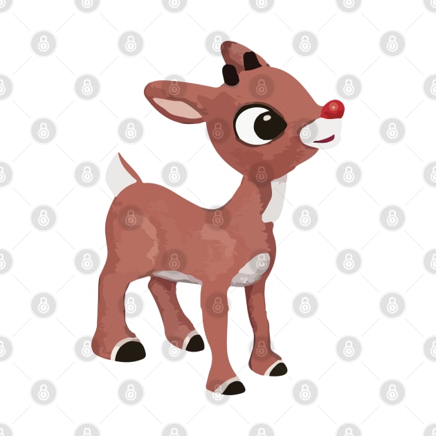 Classic Rudolph by GraphicLoveShop