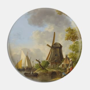 A Summer Landscape by Jan van Os Pin