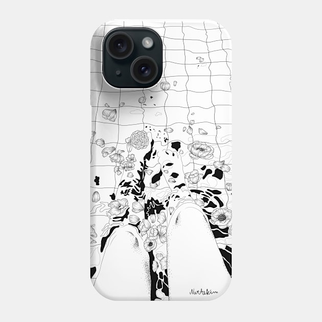 FLOATING FLOWERS Phone Case by naraekim