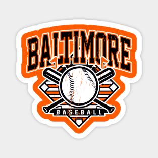 Vintage Baltimore Baseball Magnet