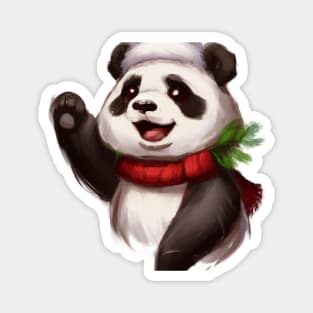 Cute Panda Drawing Magnet