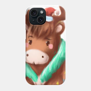 Cute Moose Drawing Phone Case