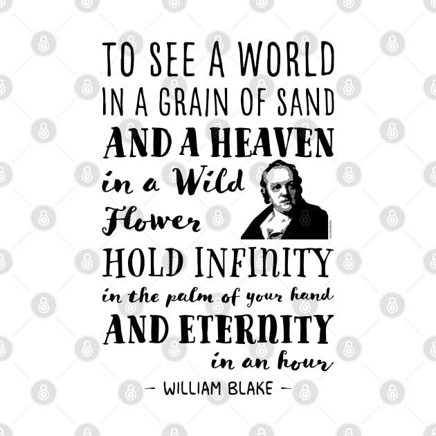 William Blake To see a world in a grain of sand by VioletAndOberon
