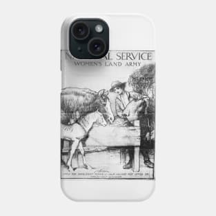 National Service - Women's Land Army Phone Case