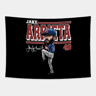 Jake Arrieta Chicago C Cartoon Tapestry