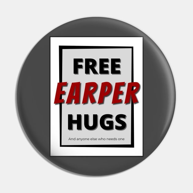 Free Earper Hugs Pin by True Visions