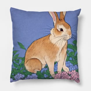 American Bunny Cute Giant Bunny Mom Pillow