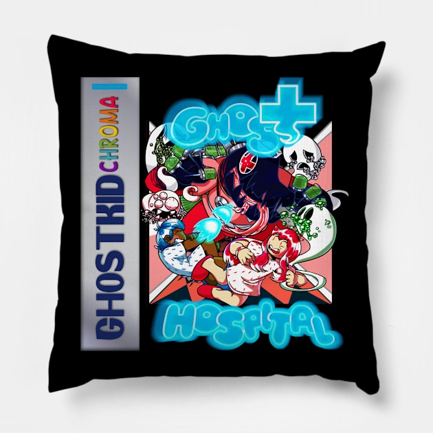 GHOST HOSPITAL- full cover Pillow by SpitBlaze