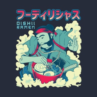 Foodilicious - Ukiyo Samurai Ramen T-Shirt