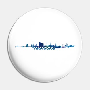 Hamburg Skyline Pin