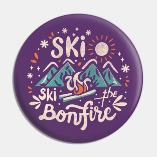 Ski the Bonfire Pin