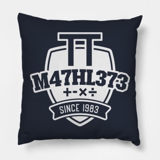 Mathlete Mono 2 Pillow