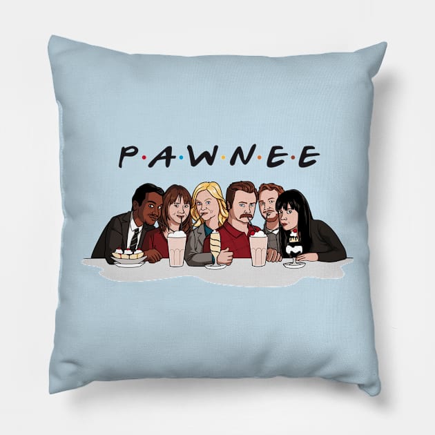 P·A·W·N·E·E Pillow by jasesa