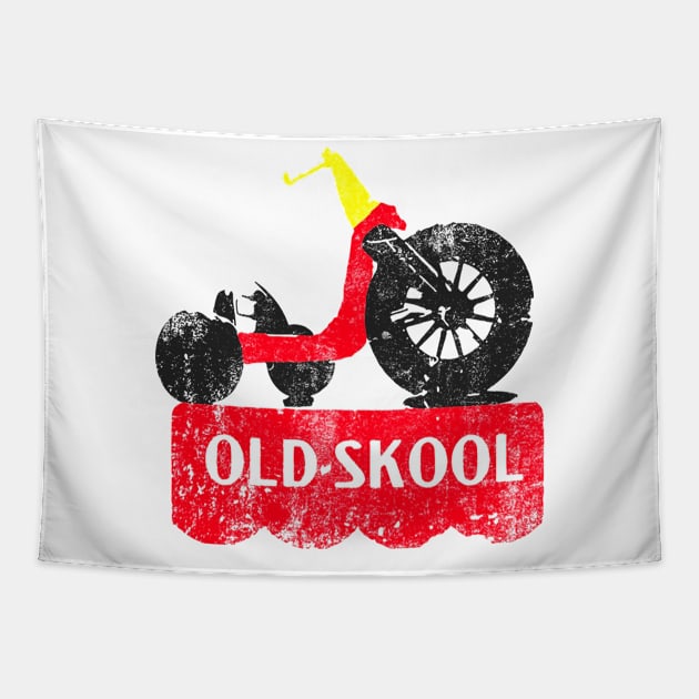 Old Skool TShirt Cool Tapestry by adrinalanmaji