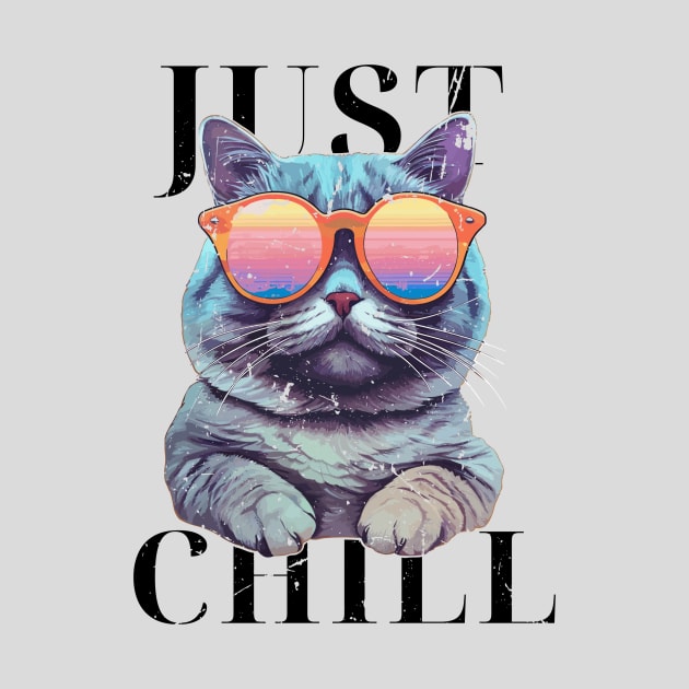 Just Chill Cool Cat by DesignArchitect