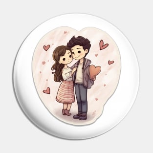 loving boy and girls design Pin