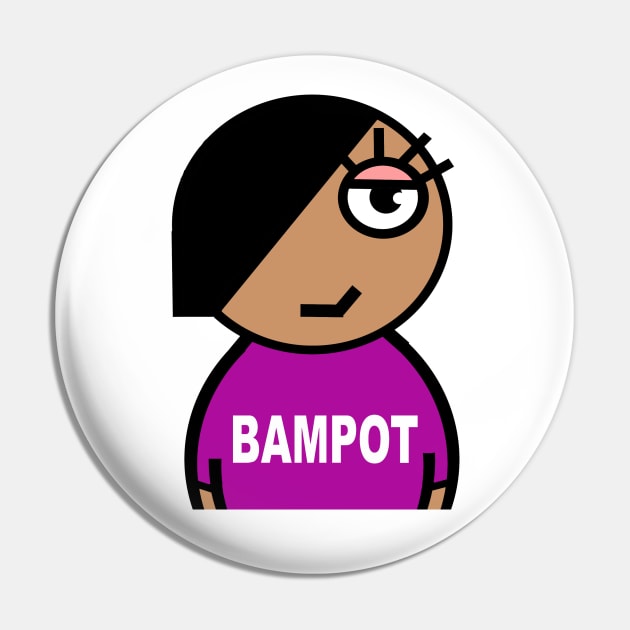 Bampot Pin by Cheeky Greetings