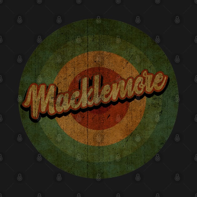 Circle Retro Vintage Macklemore by Jokowow